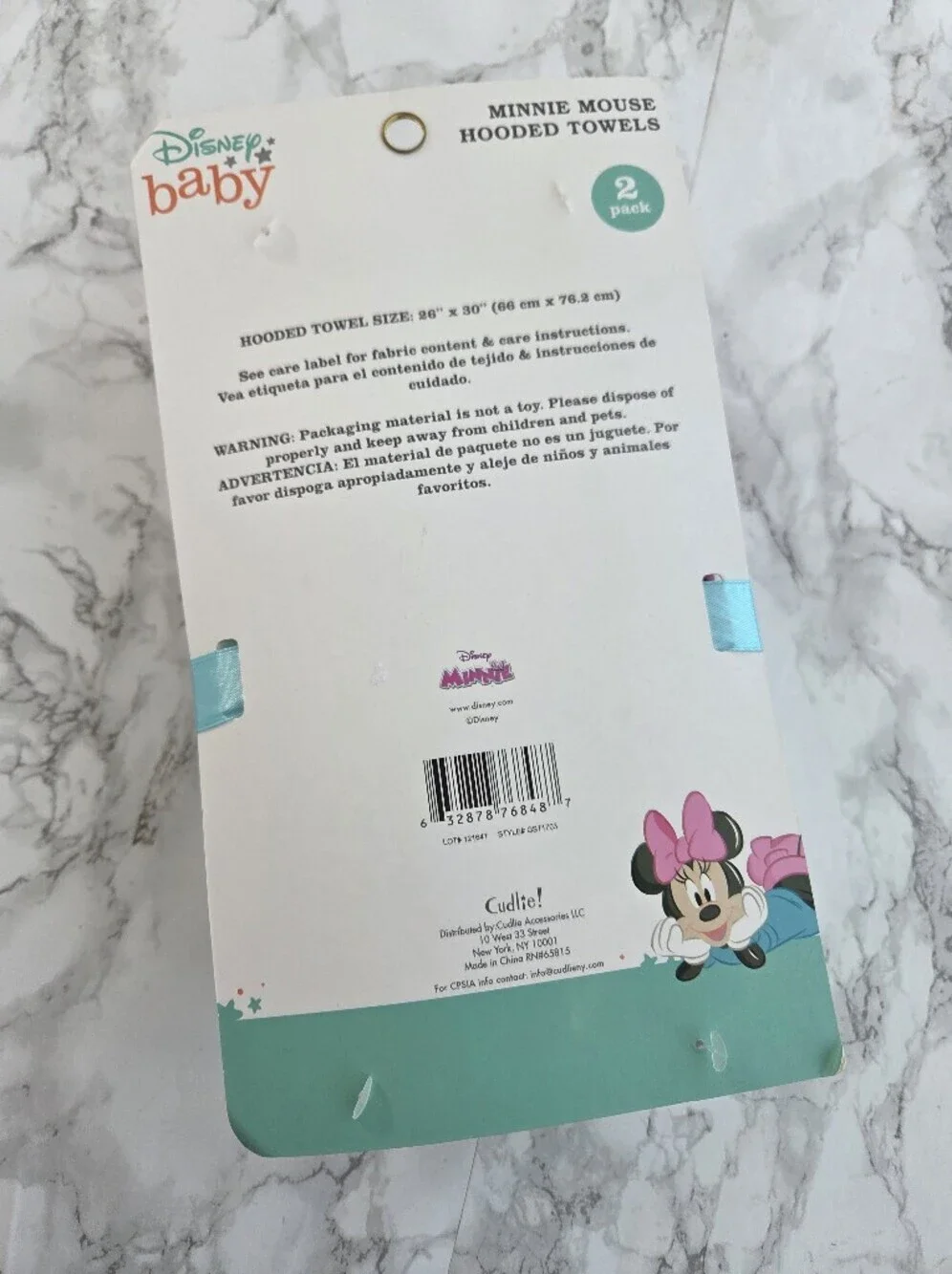Disney Minnie baby towels